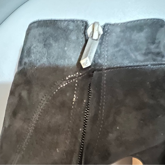 Sam Edelman Black Stilettos Suede Ankle Booties-size 8 - Picture 4 of 13